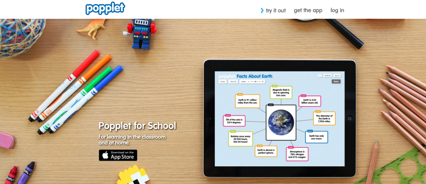Popplet Popplet student friendly app designed boost memory improve writing skills