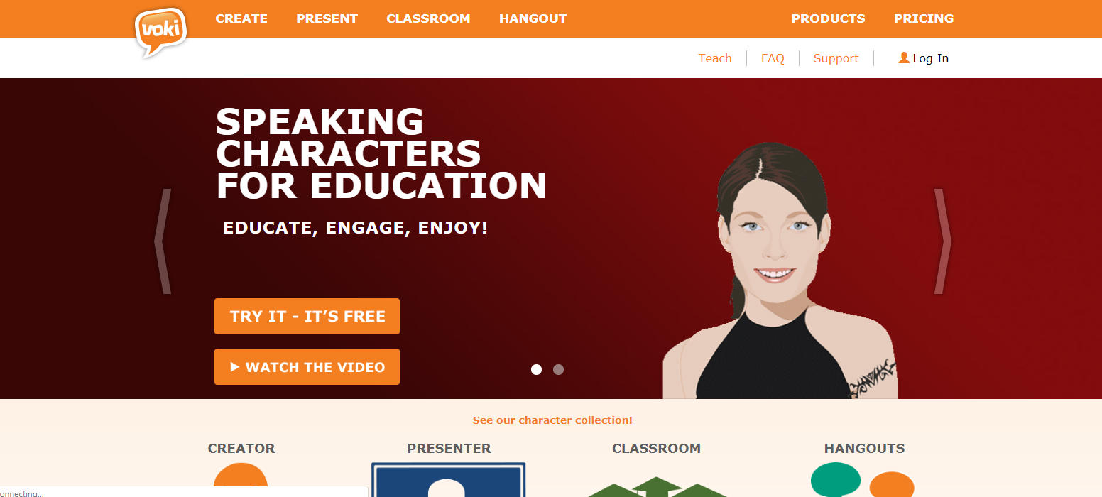 Voki Voki sole purpose encourage students bring imagination reality