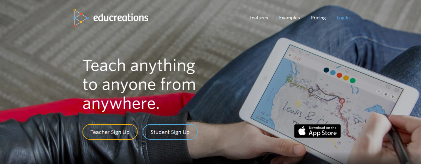 Educreations Educreation primary idea behind self paced learning environment students